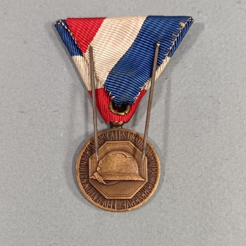 MEDAILLE ANCIENS COMBATTANTS LA FRANCE A SES DEFENSEURS FEDERATION NATIONALE DES AMICALES DE SOUS OFFICIERS DE RESERVES